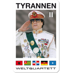 Die übelsten Diktatoren II (TYRANNEN QUARTETT) der Welt auf 32 Spielkarten