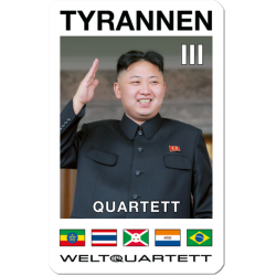 Die übelsten Diktatoren III (TYRANNEN-QUARTETT) der Welt auf 32 Spielkarten
