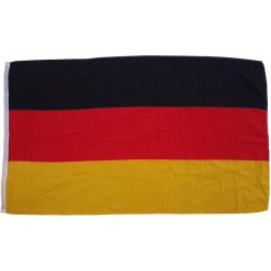 XXL Flagge Deutschland 250 x 150 cm Fahne mit 3 Ösen 100g/m² Stoffgewicht Hissflagge