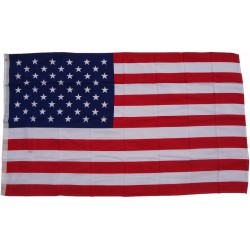 XXL Flagge USA / Amerika 250 x 150 cm Fahne mit 3 Ösen 100g/m² Stoffgewicht Hissen
