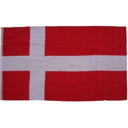 XXL Flagge Dänemark 250 x 150 cm Fahne mit 3 Ösen 100g/m² Stoffgewicht Hissflagge