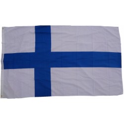 XXL Flagge Finnland 250 x 150 cm Fahne mit 3 Ösen 100g/m² Stoffgewicht Hissflagge