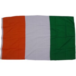 XXL Flagge Elfenbeinküste 250 x 150 cm Fahne mit 3 Ösen 100g/m² Stoffgewicht Hissen
