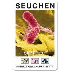 Das Seuchen Quartett - Die tödlichsten Krankheiten und ihre Erreger auf 32 Spielkarten
