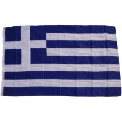 XXL Flagge Griechenland 250 x 150 cm Fahne mit 3 Ösen 100g/m² Stoffgewicht Hissflagge