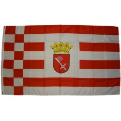 Flagge Bremen 250 x 150 cm Fahne mit 3 Ösen 100g/m² Stoffgewicht Hissflagge Hissen