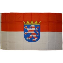 Flagge Hessen 250 x 150 cm Fahne mit 3 Ösen 100g/m² Stoffgewicht Hissflagge Hissen