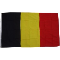Flagge Belgien 90 x 150 cm Fahne mit 2 Ösen 100g/m² Stoffgewicht Hissflagge Hissen