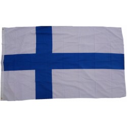 Flagge Finnland 90 x 150 cm Fahne mit 2 Ösen 100g/m² Stoffgewicht Hissflagge für Mast