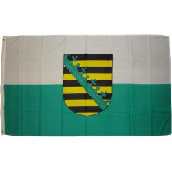 Flagge Sachsen 90 x 150 cm Fahne mit 2 Ösen 100g/m² Stoffgewicht Hissflagge Hissen
