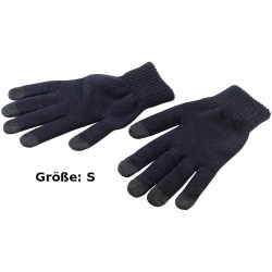 Pearl Touchscreen Handschuhe schwarz Gr. S kapazitiv Winter warme Finger Smartphone
