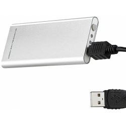 infactory USB Taschenwärmer Handwärmer Hosentaschenwärmer mit Akku Taschenheizung
