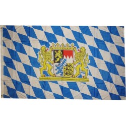 Flagge Bayern Löwe Freistaat 250 x 150 cm Fahne mit 3 Ösen 100g/m² Stoffgewicht Hiss
