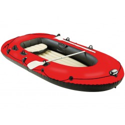 Speeron Komfort-Schlauchboot mit Pumpe & Paddeln für 2-3 Personen Paddelboot Boot