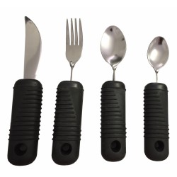 Biegbares Essbesteck Supergrip biegsam für Senioren mit extra großen Griffen Besteck