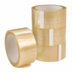 0,028Euro/m 6 x trends4cents Packband transparent 66m lang, 50mm Klebeband Kleber Paketband Tape