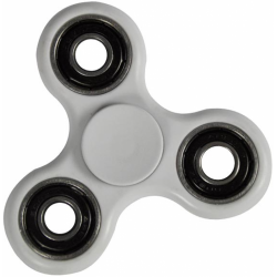 Fidget Finger Spinner weiß aus ABS mit Profi Kugellager Anti Stress Kreisel Therapie