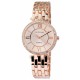 Excellanc 1511 Damen Armbanduhr Farbe roségold Strass Metallarmband Damenuhr Uhr