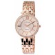 Excellanc 1511 Damen Armbanduhr Farbe roségold Strass Metallarmband Damenuhr Uhr