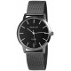 Excellanc 1520 Damen Armbanduhr schwarz Netzoptik Metallarmband Damenuhr Uhr Frau