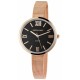 Excellanc 1526 Damen Armbanduhr Farbe roségold mit Netz Mesharmband