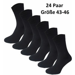 Garcia Pescara 24 Paar Classic Socken Größe 43-46 Strümpfe aus Baumwolle in schwarz