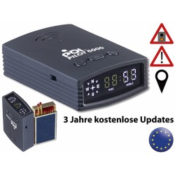 POI Pilot 6000 GPS Blitzer und Radarwarner Gefahren-Warner mit POI-Daten für Europa