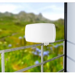 esoSAT Satelliten-Flachantenne FA-320.HD mit digitalem Twin-LNB SAT Parabolantenne
