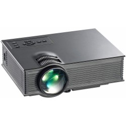 SceneLights Mini LED-Beamer LB-8300.mp mit Mediaplayer, 800 x 480 Pixel