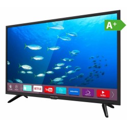 Krüger & Matz KM0232-S 32 Zoll HD WLAN Smart TV DVB-T2/S/C USB EEK F