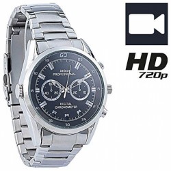 OctaCam Spywatch VA-720 HD Kamera Uhr mit 720p-HD-Video, 8GB, Spionenuhr