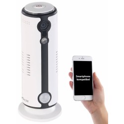 VisorTech IPC-840.hd GSM-IP-Überwachungskamera, SIM Slot, WLAN & 3G, HD, Nachtsicht, Bewegungsmelder