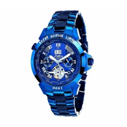 Zeitlos ZL-EBE-10 SB Automatik Herrenuhr Armbanduhr Exzellent Beast Farbe Special Blue