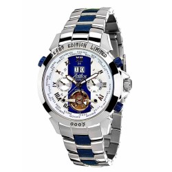 Zeitlos ZL-EBE-10 RB Automatik Herrenuhr Armbanduhr Exzellent Beast Farbe Silber Blau