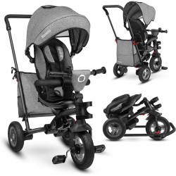 Lionelo Tris Dreirad ab 1 Jahr mit lenkbarer Schubstange Kinderwagen Klappbar Laufrad in 3 Farben