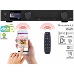 VR-Radio WLAN-HiFi-IRS-695.cd Tuner mit Internetradio, CD, DAB+, UKW & Bluetooth, MP3/WMA