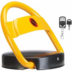 Lescars automatischer Parkplatzwächter Parkplatzsperre mit Akku & Fernbedienung Schranke