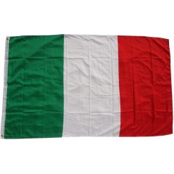 XXL Flagge Italien 250 x 150 cm Fahne mit 3 Ösen 100g/m² Stoffgewicht Hissflagge