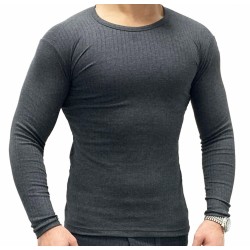 warmes langärmliges Thermo-Shirt für Herren Gr. M in Anthrazit Garcia Pescara