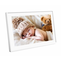 Denver PFF-1011White Digitaler Bilderrahmen 25,6cm (10,1 Zoll) Frameo WiFi microSD 8GB Flash