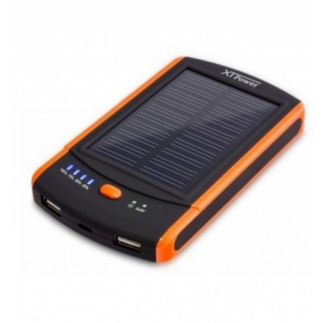 Solar Powerbank - USB Ladegerät mit 6000 mAh LiPo und Solarpanel